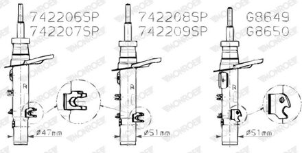 Citroen Schokdemper G8649