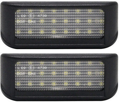 Citroen Set LED Nummerplaatverlichting passend voor Citroën/Peugeot diverse modellen DLCIN01