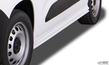 Citroen Sideskirts passend voor Citroën Berlingo / Peugeot Partner & Rifter / Opel Combo / Toyota ProAce RDSCI14