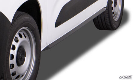 Citroen Sideskirts passend voor Citroën Berlingo / Peugeot Partner & Rifter / Opel Combo / Toyota ProAce RDSCI15