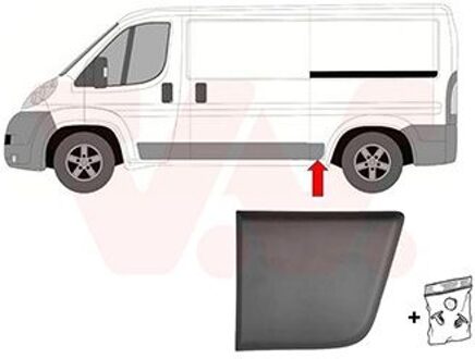 Citroen Sierlijst Acht.spatbord L 1651417