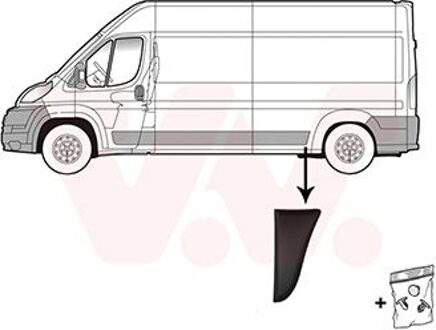 Citroen Sierlijst Acht.spatbord L 1652415