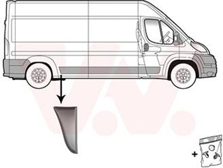 Citroen Sierlijst Acht.spatbord R 1651416