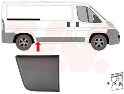 Citroen Sierlijst Acht.spatbord R 1651418