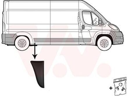 Citroen Sierlijst Acht.spatbord R 1652416
