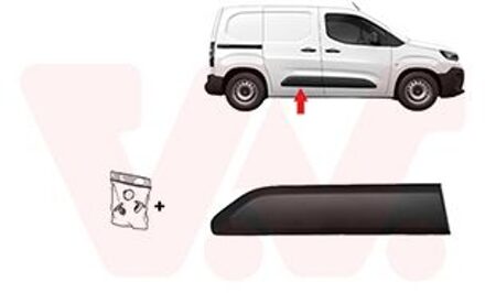 Citroen Sierlijst Zijdeur R. 0991426