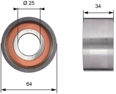 Citroen Spanrol, distributieriem PowerGrip® T41234