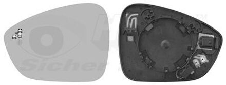 Citroen Spiegelglas, buitenspiegel 0979837