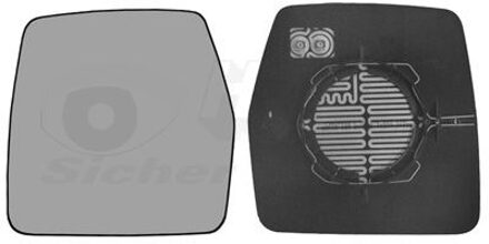 Citroen Spiegelglas, buitenspiegel