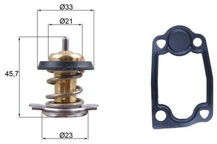 Citroen Thermostaat, koelvloeistof TX26679D