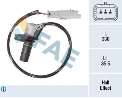 Citroen Toerentalsensor, versnellingsbak 79464