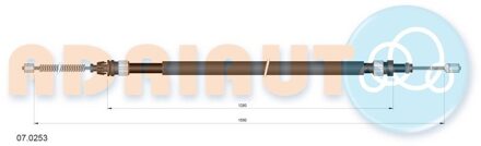 Citroen Trekkabel, parkeerrem 070253