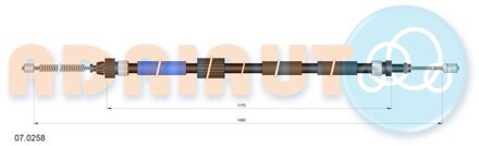 Citroen Trekkabel, parkeerrem 070258