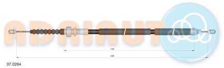 Citroen Trekkabel, parkeerrem 070264