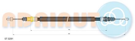 Citroen Trekkabel, parkeerrem 070291