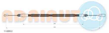 Citroen Trekkabel, parkeerrem 1102052