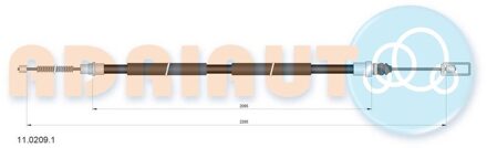 Citroen Trekkabel, parkeerrem 1102091