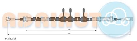 Citroen Trekkabel, parkeerrem 1102202