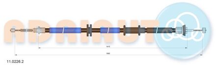 Citroen Trekkabel, parkeerrem 1102262