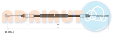 Citroen Trekkabel, parkeerrem 1102641