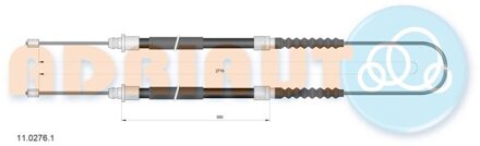 Citroen Trekkabel, parkeerrem 1102761