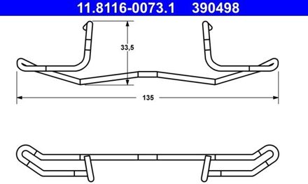 Citroen Veer, Remklauw 11811600731
