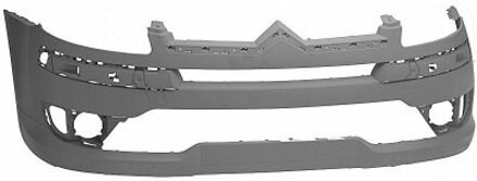 Citroen VOORBUMPER IN PRIMER niet voor SPORT zonder KOPLAMPSPROEIER-GATEN 0970572