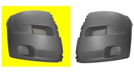 Citroen VOORBUMPERBLAD HOEK RECHT Primer +/zonder MISTLICHTGAT 1651566