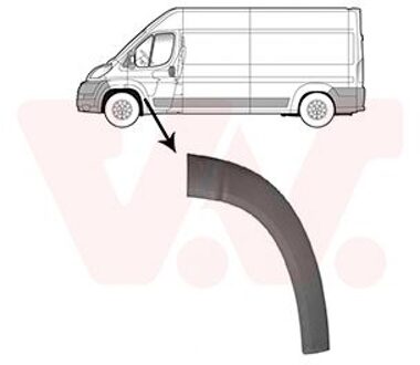 Citroen voordeursierlijst links 1651403