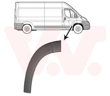 Citroen voordeursierlijst rechts 1651404
