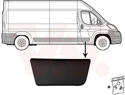 Citroen Voordeursierlijst Rechts 1652404