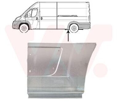 Citroen Zijplaat Achter L 1652141