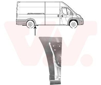 Citroen Zijplaat Achter R 0982142