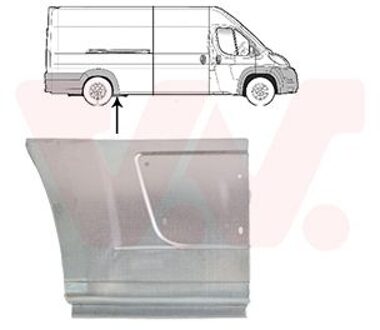 Citroen Zijplaat Achter R 1652142