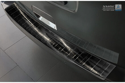 Citroen Zwart RVS Achterbumperprotector passend voor Peugeot Traveller/Citroën Spacetourer/Toyota Pro-Ace 2016- 'Ribs'