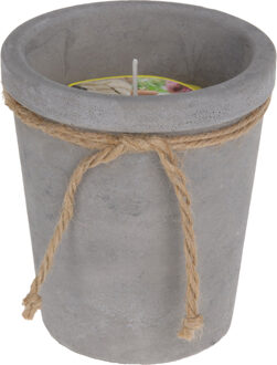Citronella Kaars in Pot Cement
