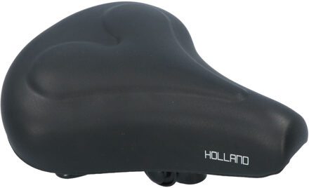 City Holland Fietszadel Gel Zwart