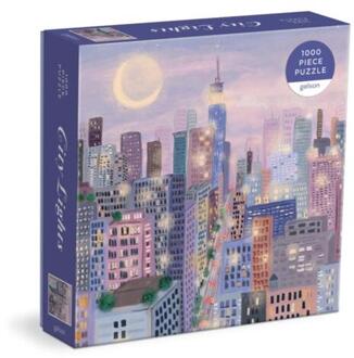 City Lights 1000 PC Puzzle In A Square Box -  Galison (ISBN: 9780735371675)