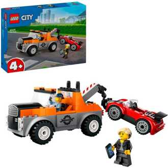 City Tow Truck and Sports Car Repair Toy Set 60435