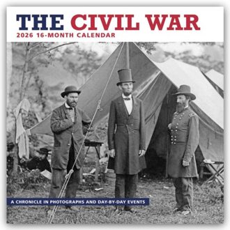 Civil War Daily Facts Square Wall Sunday - Browntrout Wandkalender - Carousel Calendar