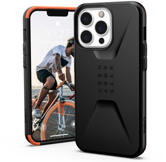 Civilian Backcover voor de Apple iPhone 13 Pro - Black Zwart