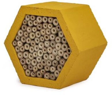 CJ Wildbird Foods Matias - Insectenhotel - Geel - 17,3x11,8x15 cm