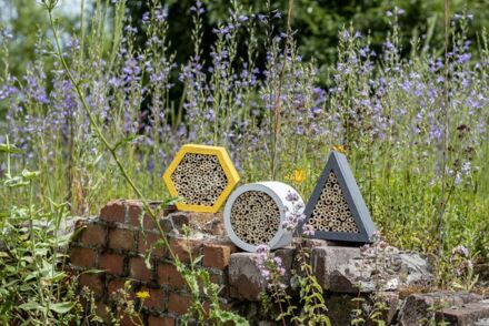 CJ Wildlife CJ Wildbird Foods Culebra - Insectenhotel - Grijs - 16,5x11,8x18 cm