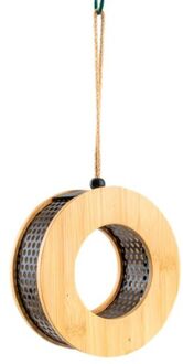 CJ Wildlife Kyoto - Voederhuis - Bamboe/Zwart - 18,5x18,5x6,8 cm