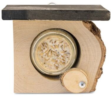 CJ Wildlife Vetbolhouder - Pindakaaspothouder - Hout