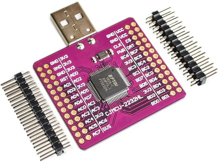 CJMCU-2232 FT2232 HL USB to UART FIFO SPI I2C JTAG RS232 Module FT2232HL N9P6