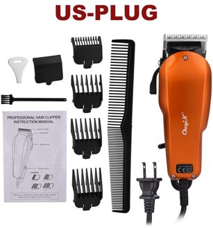 Ckeyin 220-240V Huishoudelijke Trimmer Mannen Scheerapparaat Professionele Tondeuse Snoer Clipper Voor Mannen Snijmachine Elektrische trimmer US plug