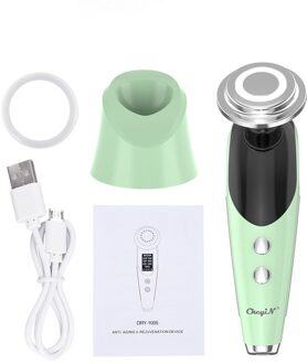 Ckeyin Radiofrequentie Gezicht Led Massager Huidverjonging Whitening Ems Photon Lifting Micro-Huidige Gezicht Lifting Anti-Rimpel wit
