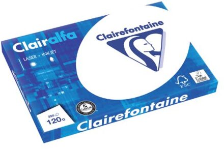 Clairefontaine Kopieerpapier Clairefontaine Clairalfa A3 120gr wit 250vel