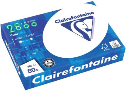 Clairefontaine Kopieerpapier Clairefontaine laser A4 80gr wit 500vel